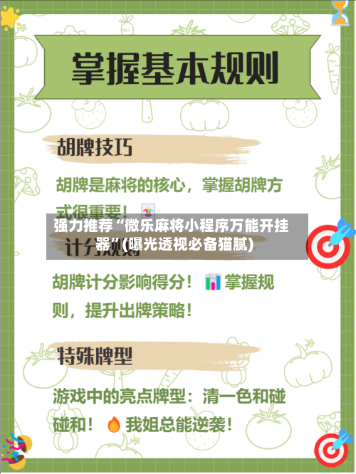 强力推荐“微乐麻将小程序万能开挂器	”(曝光透视必备猫腻)-第2张图片