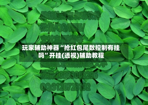 玩家辅助神器“抢红包尾数控制有挂吗”开挂(透视)辅助教程