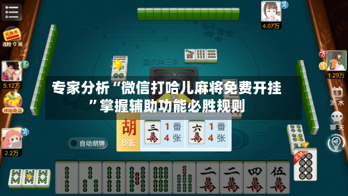 专家分析“微信打哈儿麻将免费开挂”掌握辅助功能必胜规则-第2张图片