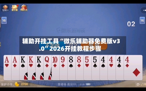 辅助开挂工具“微乐辅助器免费版v3.0	”2026开挂教程步骤-第2张图片